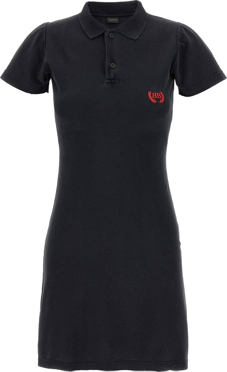 Balenciaga Balenciaga Black Cotton Short Dress