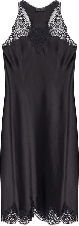 Balenciaga Balenciaga Satin Strappy Midi Dress