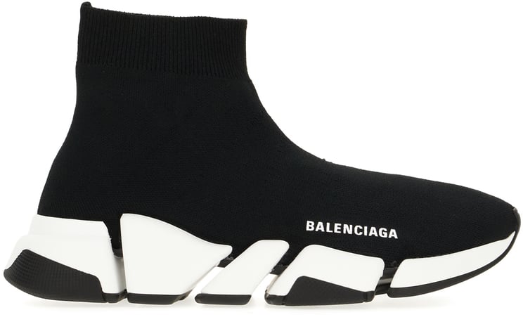 Balenciaga Balenciaga Black stretch fabric Speed 2.0 sneakers