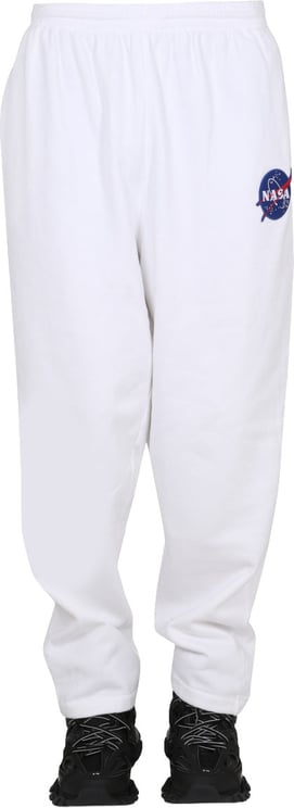 Balenciaga Jogger Pants with Patch Details and Elastic Waistband
