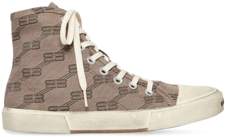 Balenciaga Paris Bb Monogram Logo Hi-top Sneakers