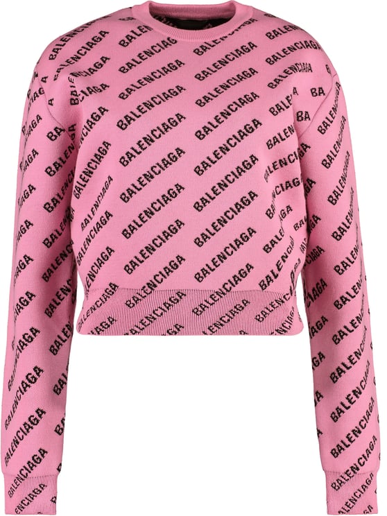 Balenciaga Jacquard crew-neck sweater