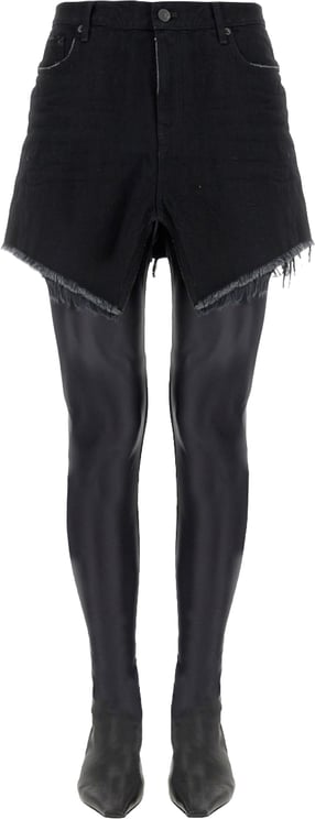 Balenciaga Cut-Up Mini Skirt in Japanese Denim