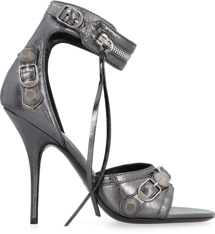 Balenciaga Cagole leather sandals