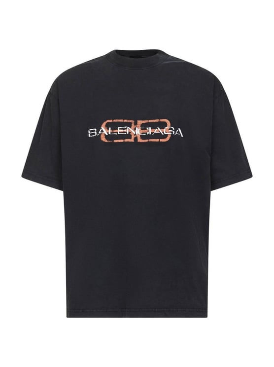 Balenciaga Essential Black T-Shirt With Crew Neckline And Timeless Appeal
