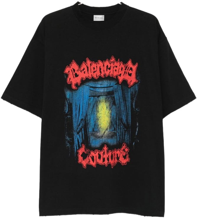 Balenciaga T-Shirts And Polos Black