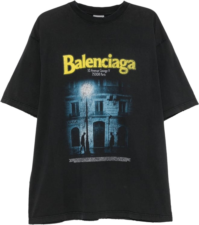 Balenciaga T-Shirts And Polos Black