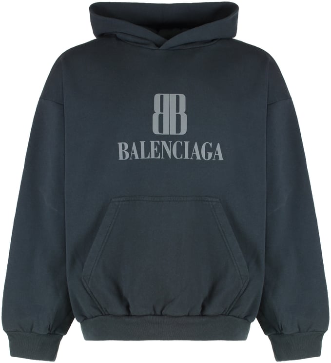Balenciaga Hooded cotton sweatshirt