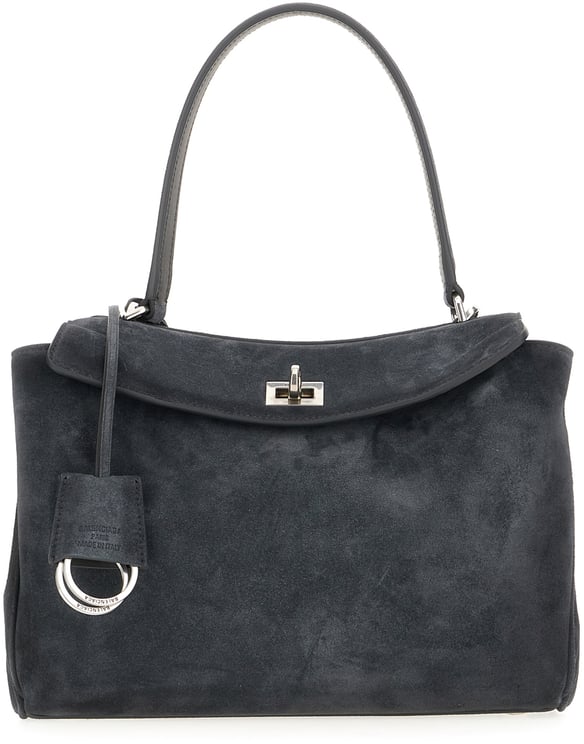Balenciaga Balenciaga Graphite suede small Rodeo handbag