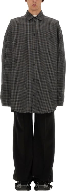 Balenciaga Relaxed Fit Oversized Outerwear Shirt