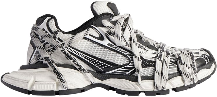 Balenciaga Sneaker extreme 3XL lacci logo  bianco/nero
