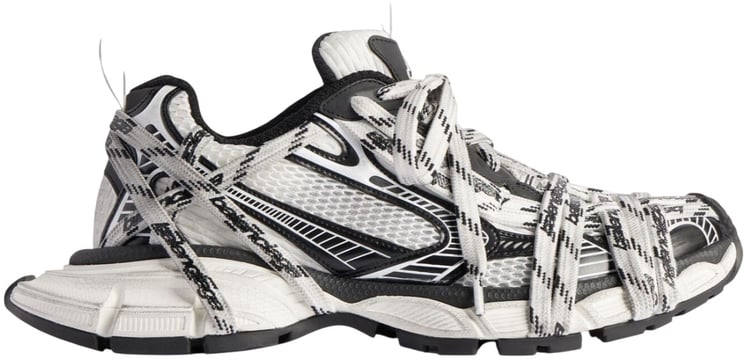 Balenciaga Sneaker extreme 3XL lacci logo  bianco/nero