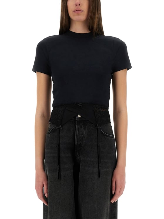 Balenciaga Form-Fitting T-Shirt Lingerie Crafted from Premium Cotton Blend