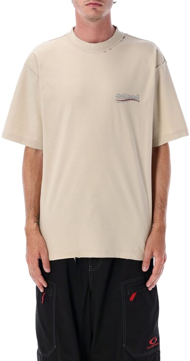 送料込+BALENCIAGA+Political Campaign Inside-out Tシャツ Balenciaga Political Campaign Inside-Out T-Shirt Large Fit