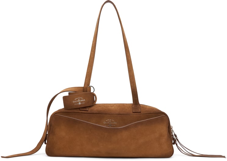 Balenciaga Carrie Small suede bag