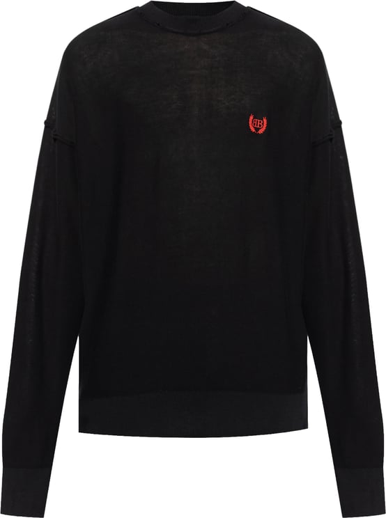 Balenciaga Bb Monogram Logo Oversize Sweater