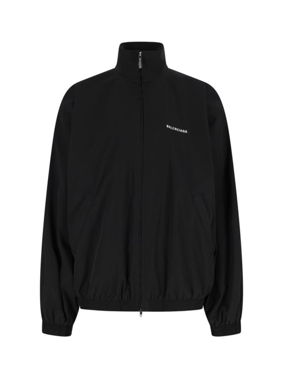 Balenciaga Logo Sports Jacket – Black