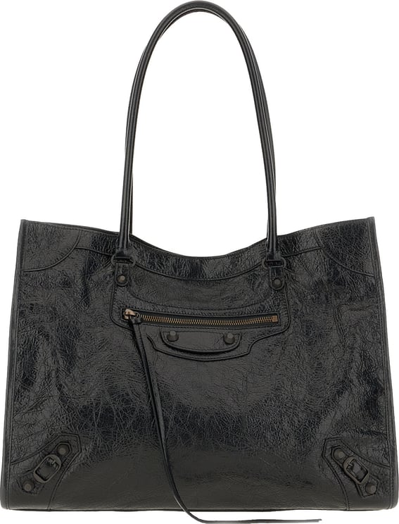 Balenciaga Balenciaga Black leather medium Le City shoulder bag