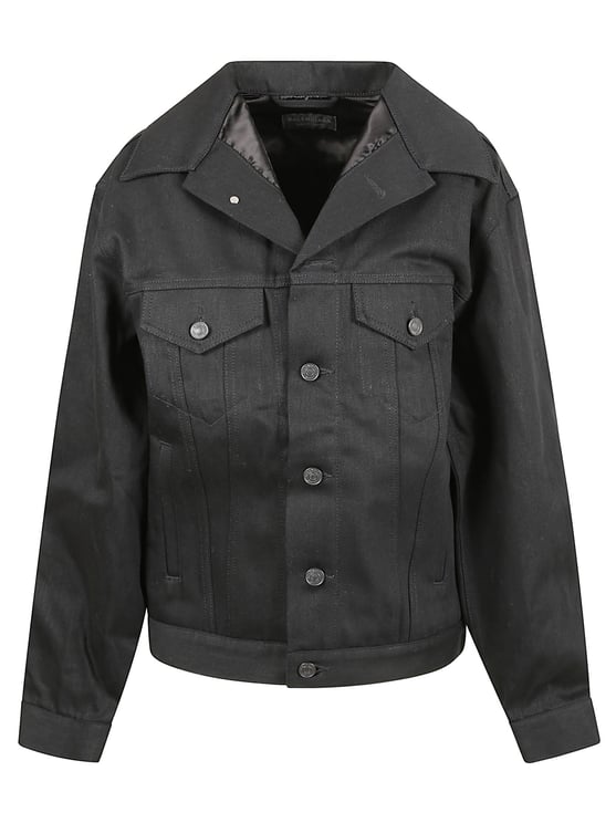 Balenciaga Structured Cotton Jacket With Metal Buttons