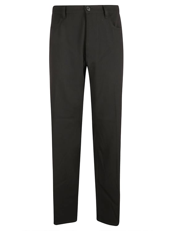 Balenciaga Mid-Rise Stretch Wool Twill Trousers