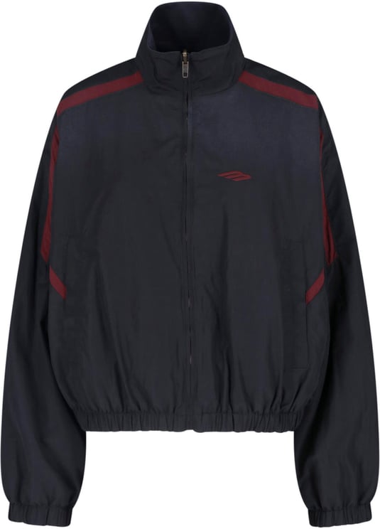 Balenciaga Black High Collar Sporty Jacket