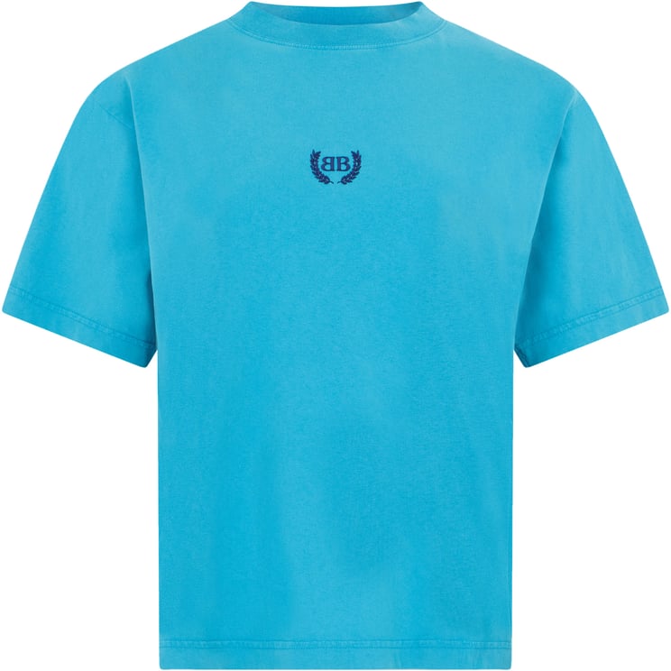 Balenciaga Cotton T-shirt with Embroidered Logo