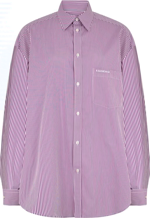 Balenciaga Loose striped cotton shirt