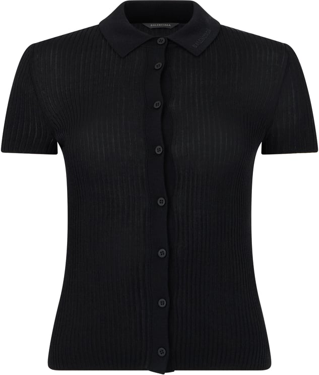 Balenciaga Ribbed knit cardigan