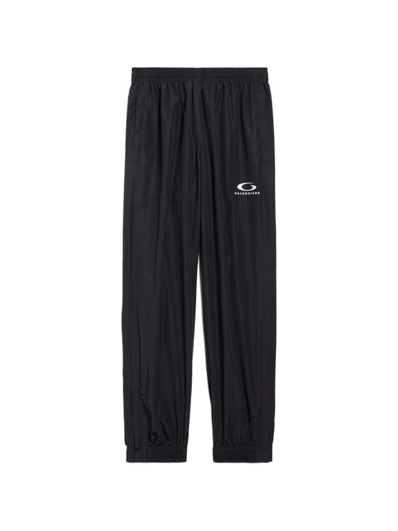 Balenciaga Black Tracksuit Relaxed Fit Logo Pants