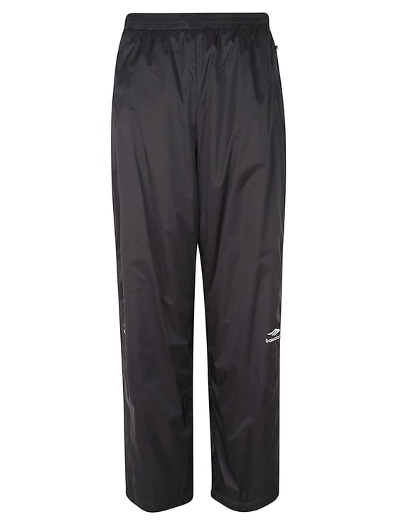 Balenciaga Technical Polyamide Trousers with Embroidered Sports Icon Motif