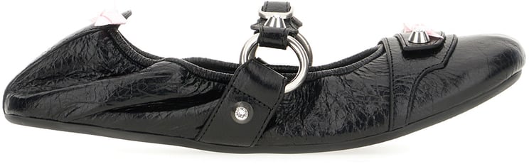 Balenciaga Balenciaga Black leather City ballerinas