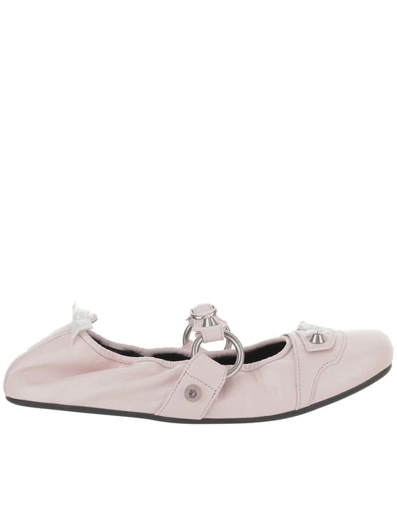 Balenciaga Pale Pink City Fl L005 Ballerinas
