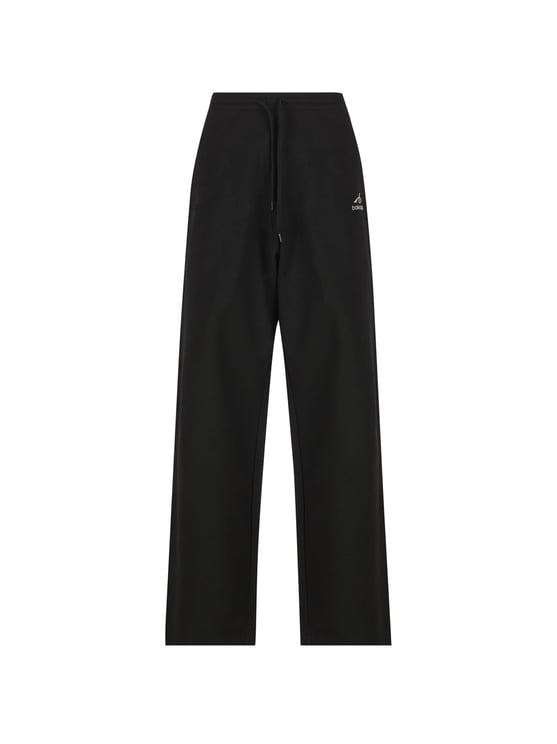 Balenciaga Baggy Black Sweatpants with Adjustable Waistband and Side Pockets