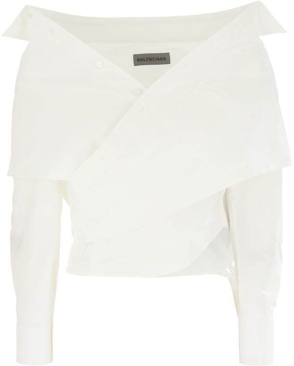 Balenciaga Balenciaga White poplin blouse