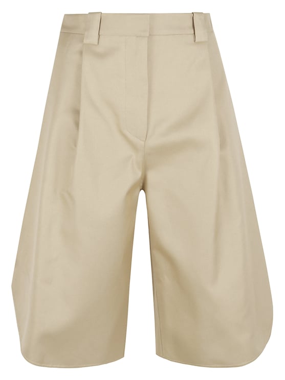 Balenciaga Tulip-Shape Cotton Shorts with Distinct Panel Construction