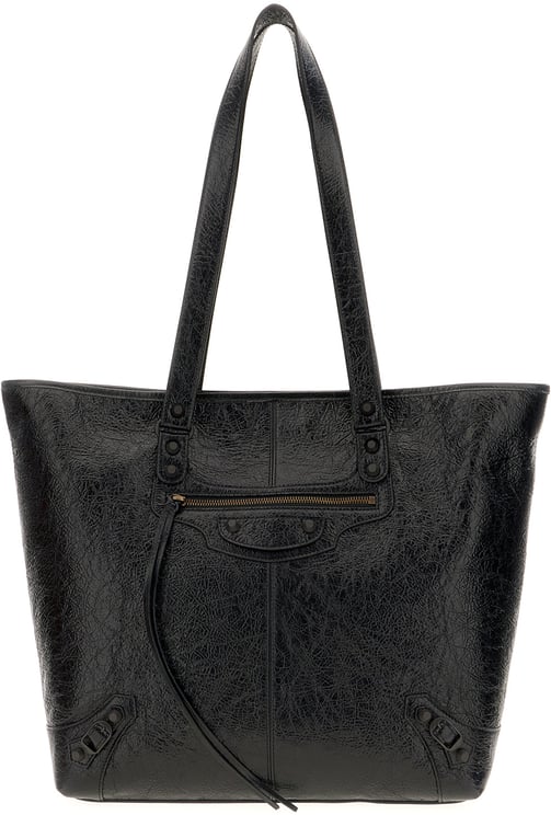 Balenciaga Balenciaga Black leather Le City Cabas shoulder bag