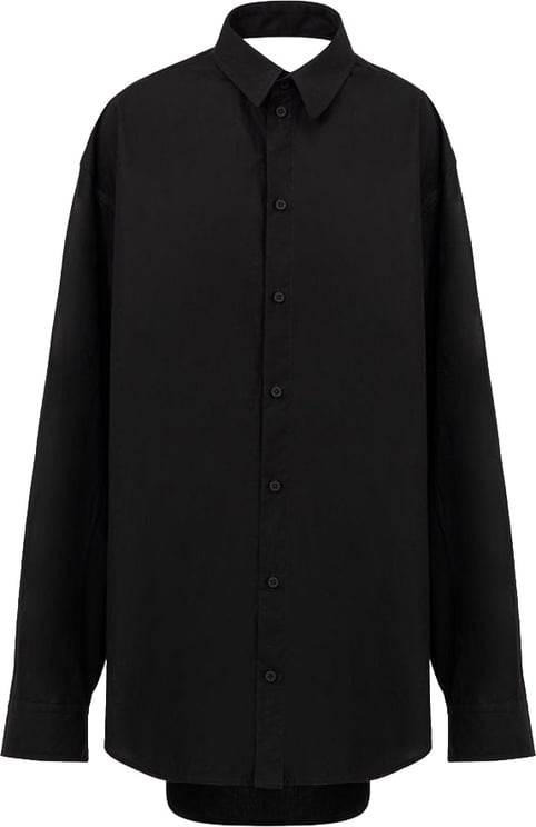 Balenciaga Balenciaga Black Cotton Long Dress