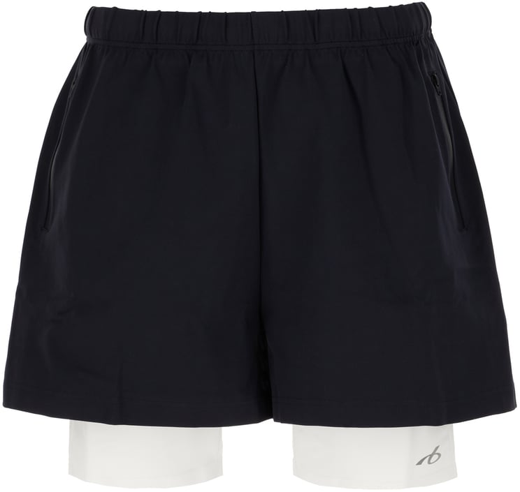Balenciaga Balenciaga Two-tone stretch nylon bermuda shorts