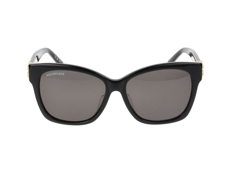 Balenciaga Sunglasses Bb0102Sa 001 Black Gold Grey 57/16/145