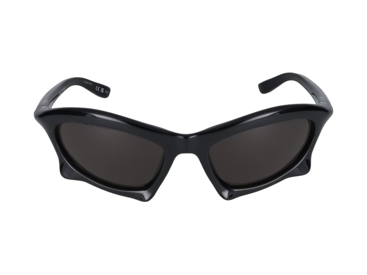 Balenciaga Black Bold Angular Sunglasses