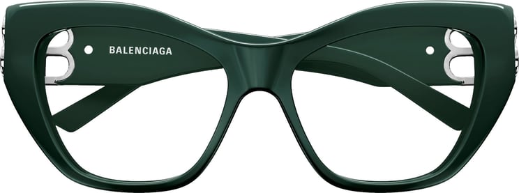 Balenciaga Eyeglasses Balenciaga BB0312O 004 green green transparent 53/15/135