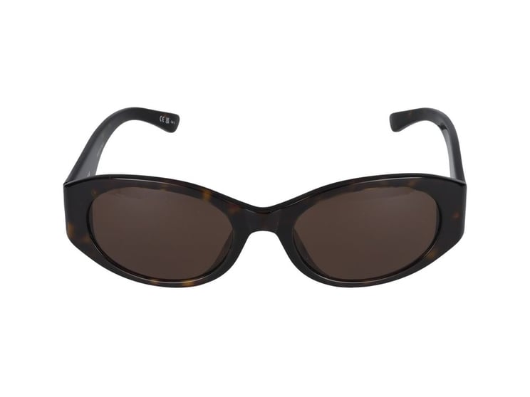 Balenciaga Havana Oversized Cat-Eye Sunglasses