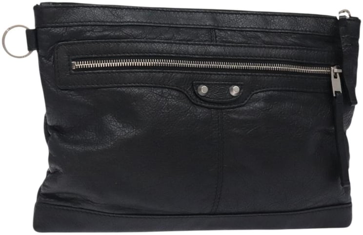 Balenciaga Balenciaga Classic City Clip Pouch Leather Medium