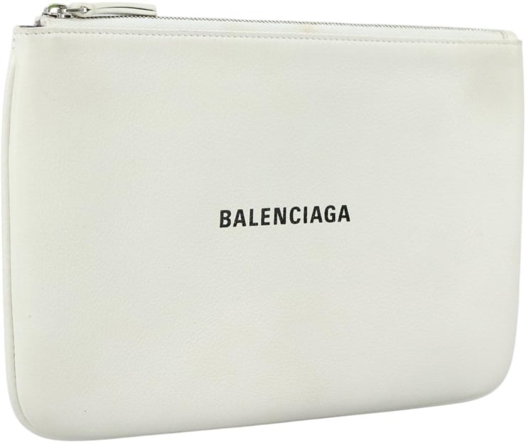 Balenciaga Balenciaga Everyday Logo Pouch Printed Leather Small