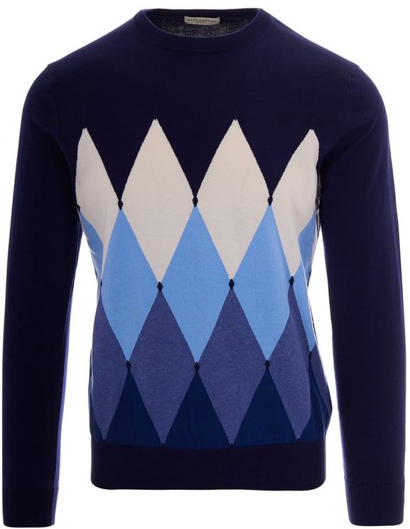 Ballantyne Sweaters Blu-Blu Oltremare-Denim-Alster