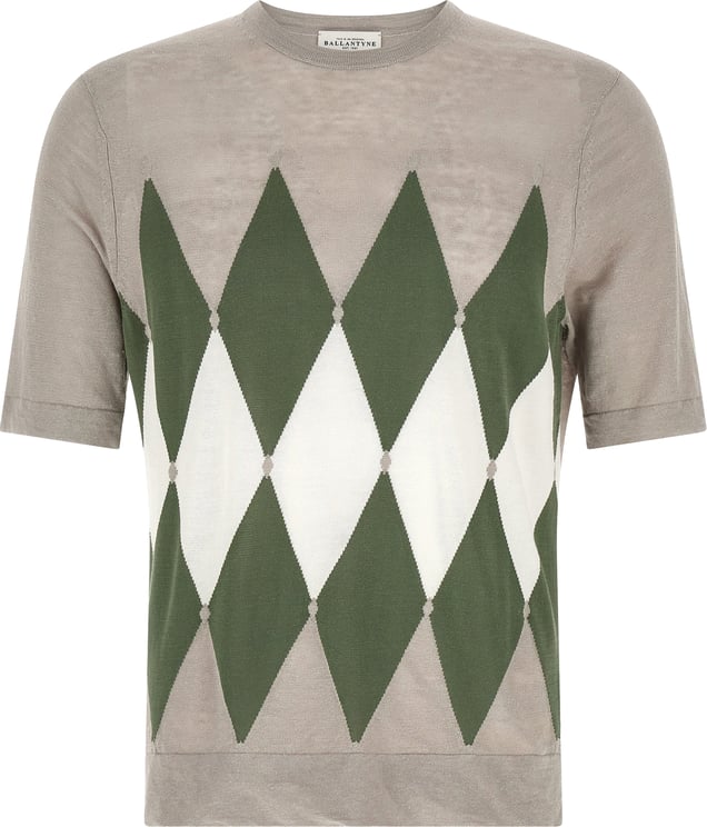 Ballantyne Ballantyne Gray Linen T-Shirt