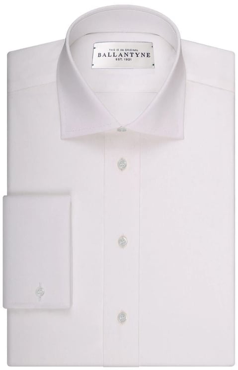 Ballantyne Ballantyne White Cotton Dress Shirt