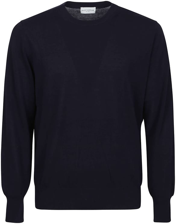 Ballantyne Plain Sweater Blue
