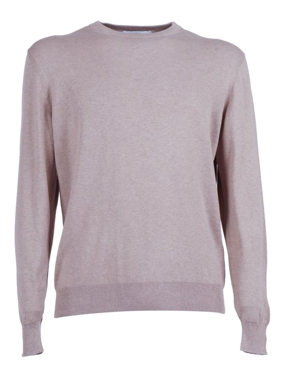 Ballantyne Silk Cotton Round Neck Sweater