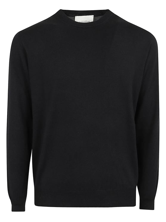 Ballantyne Crewneck Pullover in Luxurious Silk-Cotton Blend